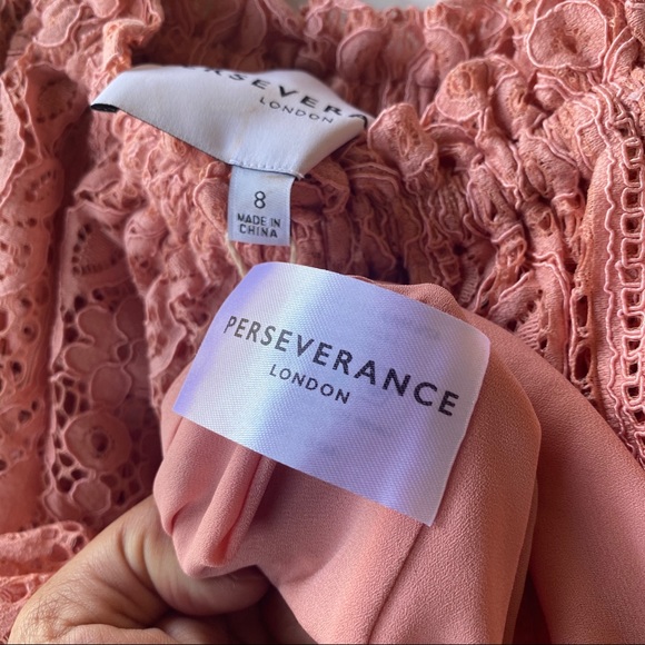 Perseverance London peach Doily Lace peaco… - Picture 7 of 8